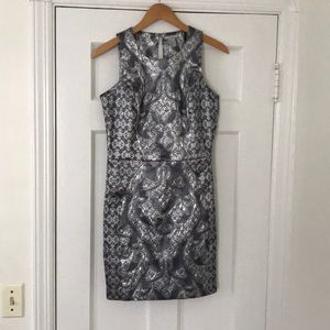 H and M Cocktail dress.  Grey and silver.